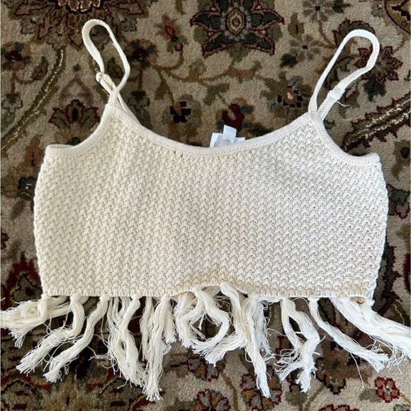 Cropped Fringe Tank - Picture 1 of 4